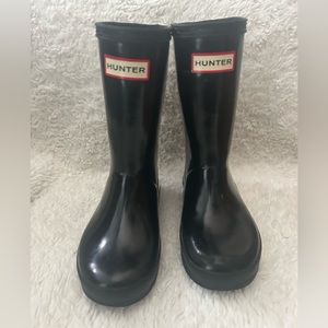Hunter boots kids size 10 boys/ 11 girls
